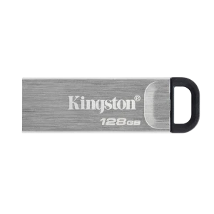 Memorie usb kingston datatraveler kyson, 128gb, argintiu