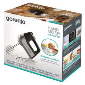 Mixer manual gorenje m500dcbk, negru | oțel inoxidabil Thumbnail 2