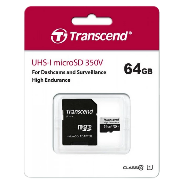 Card de memorie transcend microsdxc class 10, 64gb (ts64gusd350v) 5
