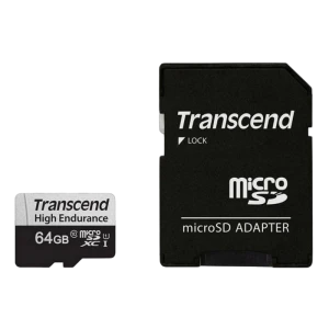 Card de memorie transcend microsdxc class 10, 64gb (ts64gusd350v)