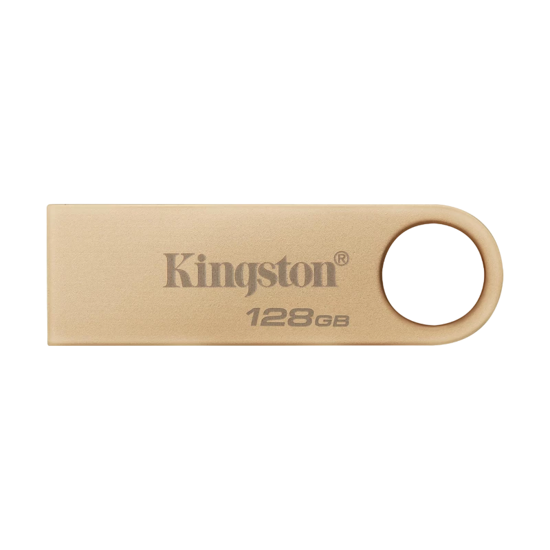 Usb flash накопитель kingston datatraveler se9 g3, 128гб, золотой 2