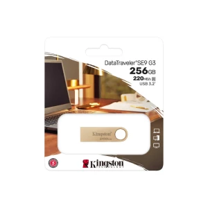Usb flash накопитель kingston datatraveler se9 g3, 128гб, золотой Thumbnail 5