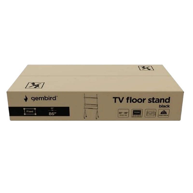 Настольный кронштейн для монитора gembird tvs-86f-02, черный 4