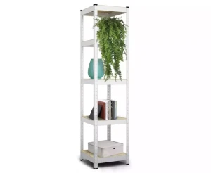 Raft metalic de depozitare nex budget 1800x400x400 mm, 5 rafturi mdf, galvanizat Thumbnail 2