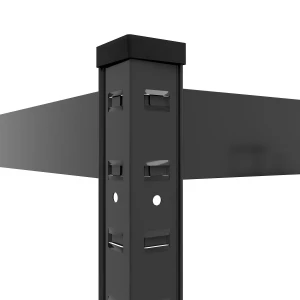 Raft metalic de depozitare nex budget 1800x400x400 mm, 5 rafturi mdf, antracit Thumbnail 3