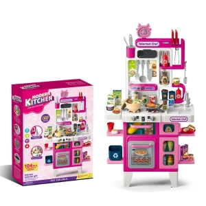 Set de joacă pentru copii „bucătărie”, 104 elem.