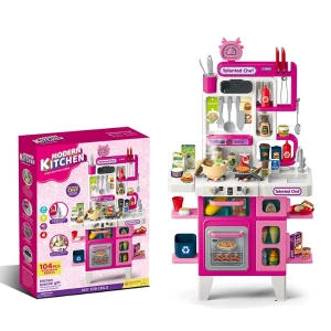 Set de joacă pentru copii „bucătărie”, 104 elem.