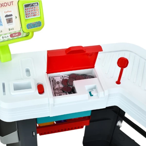 Set de joacă pentru copii „magazin cu rafturi”, 81 elem. 5