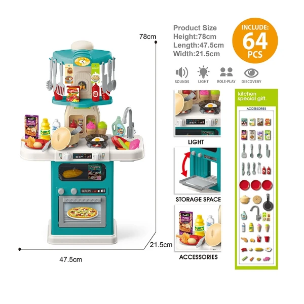 Mini-bucătăria „fantezia culinară”, 64 elem. 2