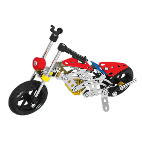 Set de construcție metalic 5 în 1 „motociclete”, 283 elem. 5