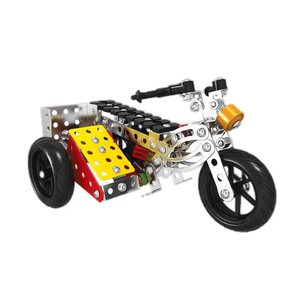Set de construcție metalic 5 în 1 „motociclete”, 283 elem. 7