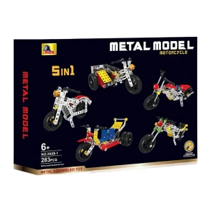 Set de construcție metalic 5 în 1 „motociclete”, 283 elem. Thumbnail 3