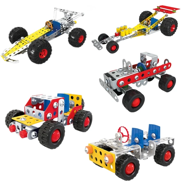 Set de construcție metalic 5 în 1 „mașini sport”, 236 elem. 5