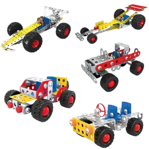 Set de construcție metalic 5 în 1 „mașini sport”, 236 elem. Thumbnail 5