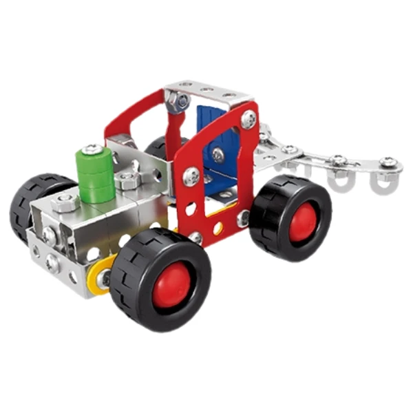 Set de construcție metalic 2 în 1 „cultivator și tractor”, 202 elem. 5