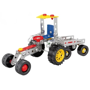 Set de construcție metalic 2 în 1 „cultivator și tractor”, 202 elem.