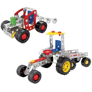 Set de construcție metalic 2 în 1 „cultivator și tractor”, 202 elem. Thumbnail 2
