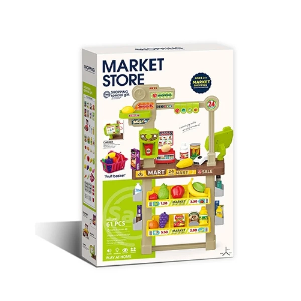 Set de joacă pentru copii „minimarket”, 61 elem. 5