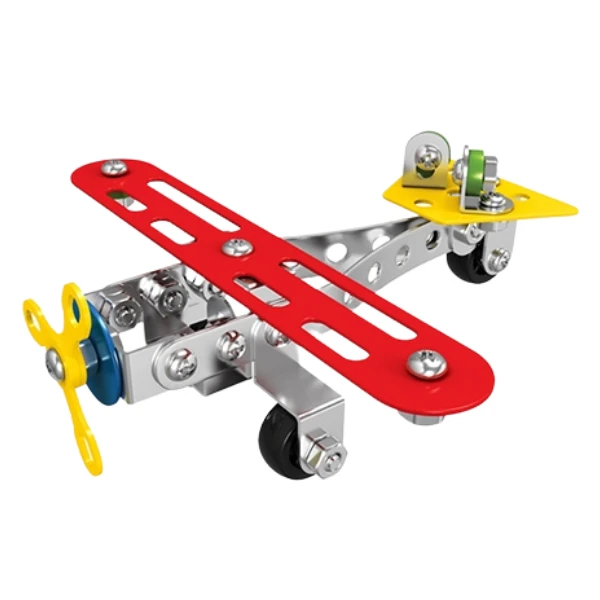 Set de construcție metalic 3 în 1 „transport aerian”, 148 elem. 4