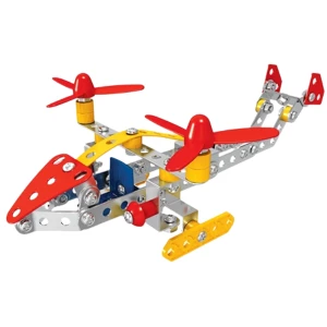 Set de construcție metalic 3 în 1 „transport aerian”, 148 elem.