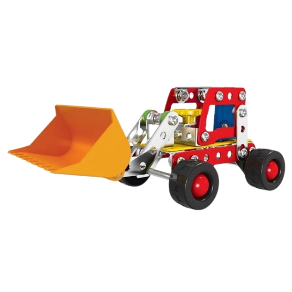 Set de construcție metalic 3 în 1 „șantier”, 123 elem. 5