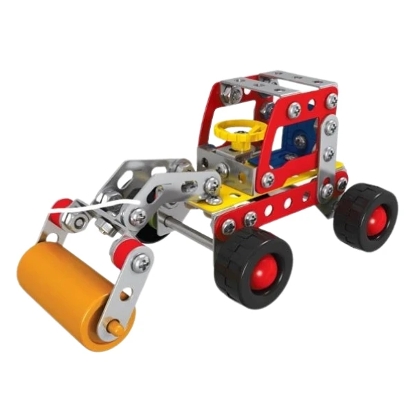 Set de construcție metalic 3 în 1 „șantier”, 123 elem. 6