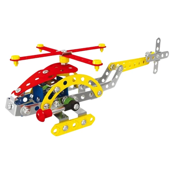 Set de construcție metalic „elicopter”, 125 elem. 2