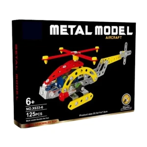 Set de construcție metalic „elicopter”, 125 elem. Thumbnail 3