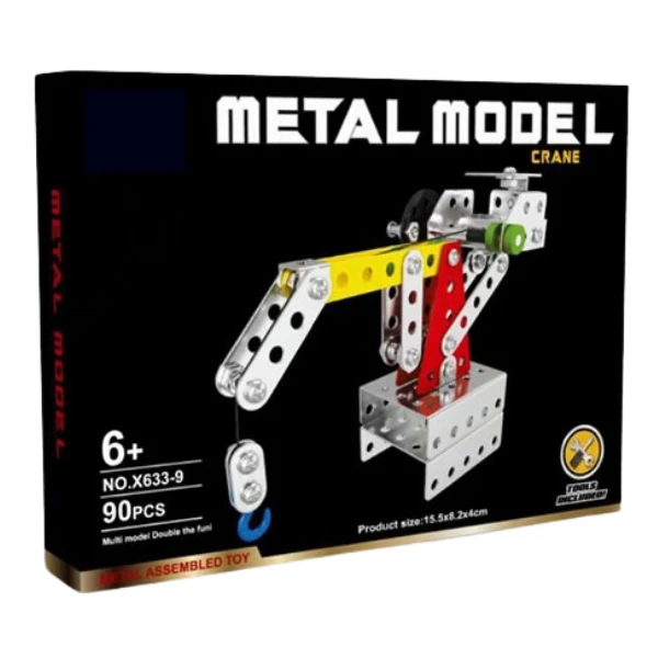 Set de construcție metalic „macara”, 90 elem. 3