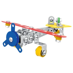 Set de construcție metalic „avion”, 69 elem. Thumbnail 2