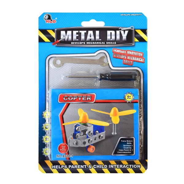 Set de construcție metalic „elicopter”, 45 elem. 3