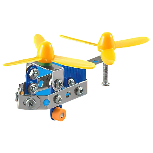 Set de construcție metalic „elicopter”, 45 elem. 2