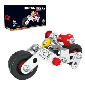 Set de construcție metalic „motocicletă off-road”, 45 elem.