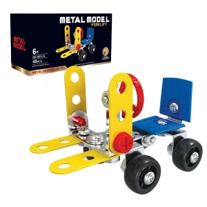 Set de construcție metalic „stivuitor”, 49 elem.