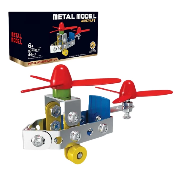 Set de construcție metalic „avion”, 44 elem. 2