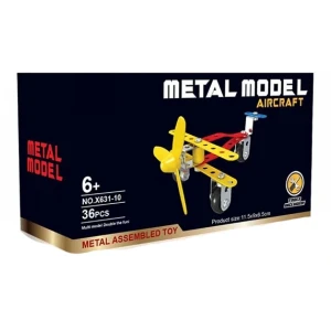 Set de construcție metalic „avion”, 36 elem. Thumbnail 3