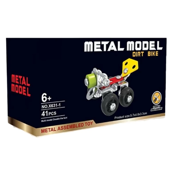 Set de construcție metalic „motocicletă off-road”, 41 elem. 3