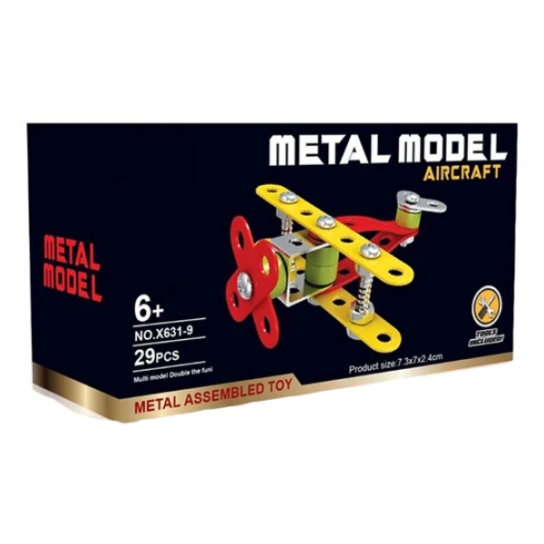Set de construcție metalic „avion”, 29 elem. 3
