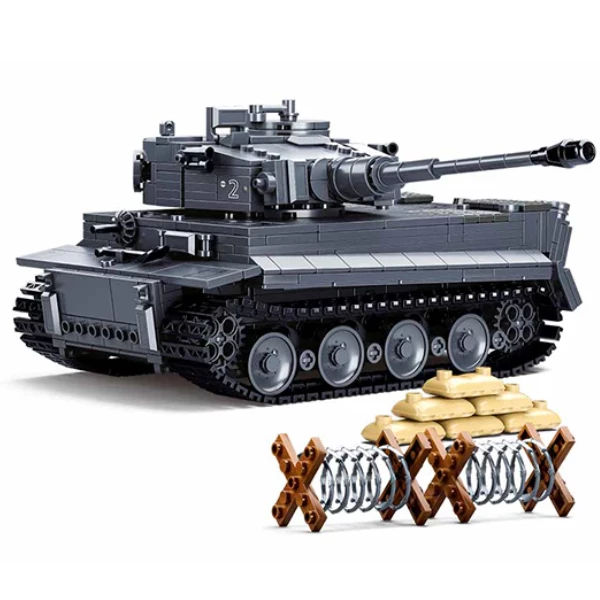Set de construcție "tanc tiger", 814 elem. 5