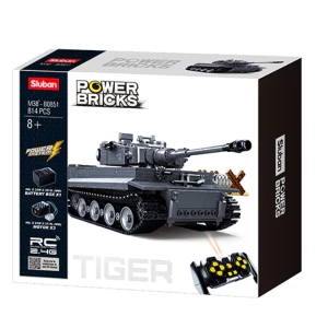 Set de construcție "tanc tiger", 814 elem. Thumbnail 4