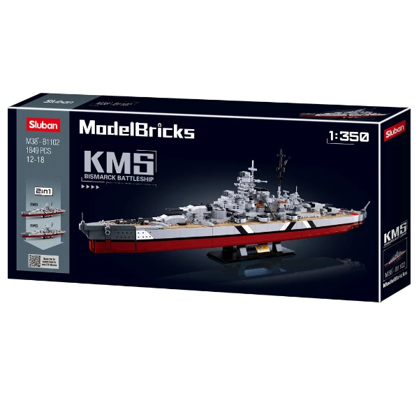 Set de construcție "bismarck", 2 in 1 1849 elem. 4
