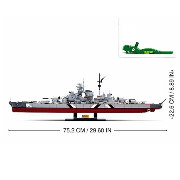 Set de construcție "bismarck", 2 in 1 1849 elem. 5