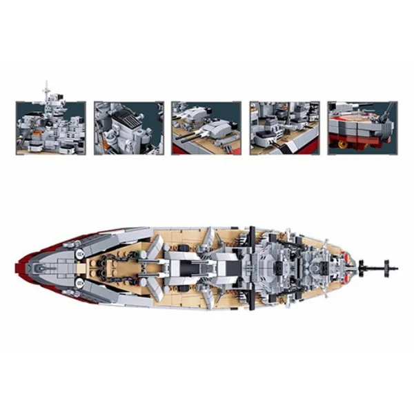 Set de construcție "bismarck", 2 in 1 1849 elem. 4
