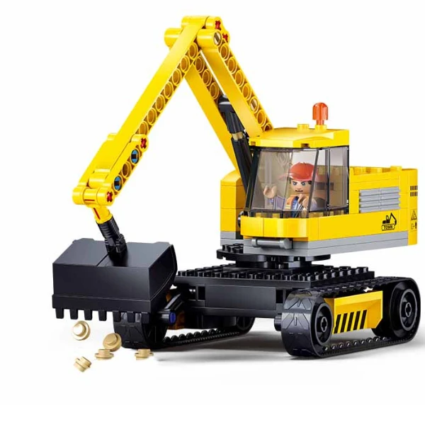Set de construcție ”excavator mic e6”, 138 elem. 2