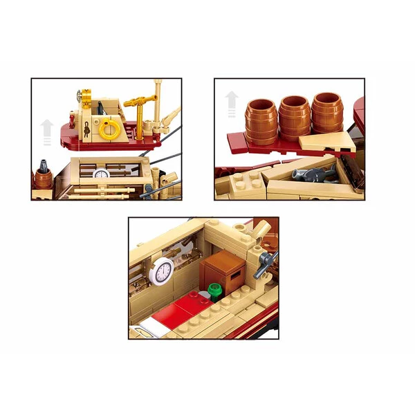 Set de construcție „marele rechin”, 592 elem. 5