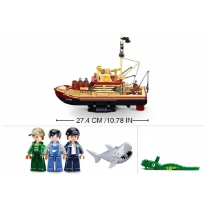 Set de construcție „marele rechin”, 592 elem. Thumbnail 3