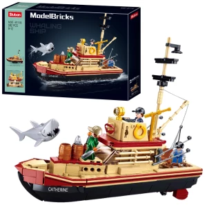 Set de construcție „marele rechin”, 592 elem.