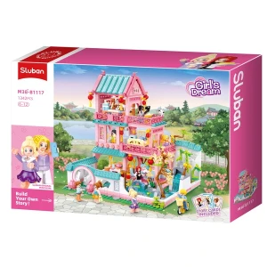 Set de construcție ”vilă în stil chinezesc”, 1210 elem. Thumbnail 3
