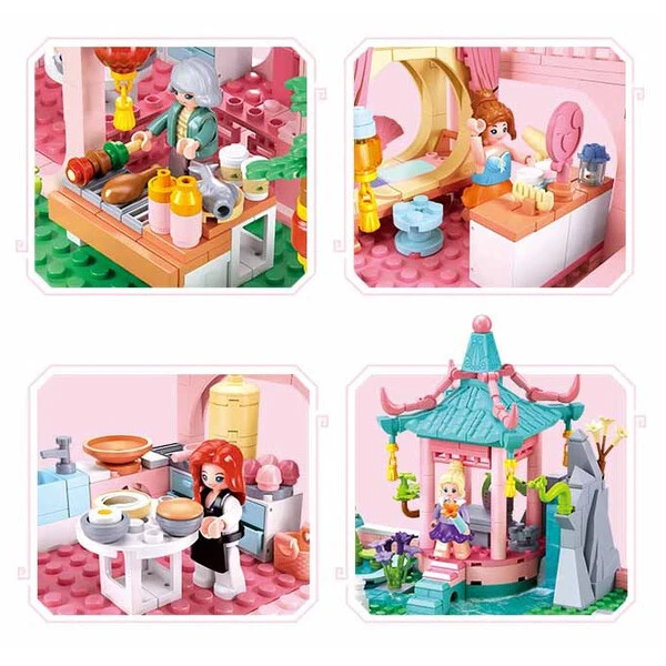 Set de construcție ”vilă în stil chinezesc 2”, 959 elem. 6