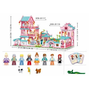 Set de construcție ”vilă în stil chinezesc 2”, 959 elem. Thumbnail 5